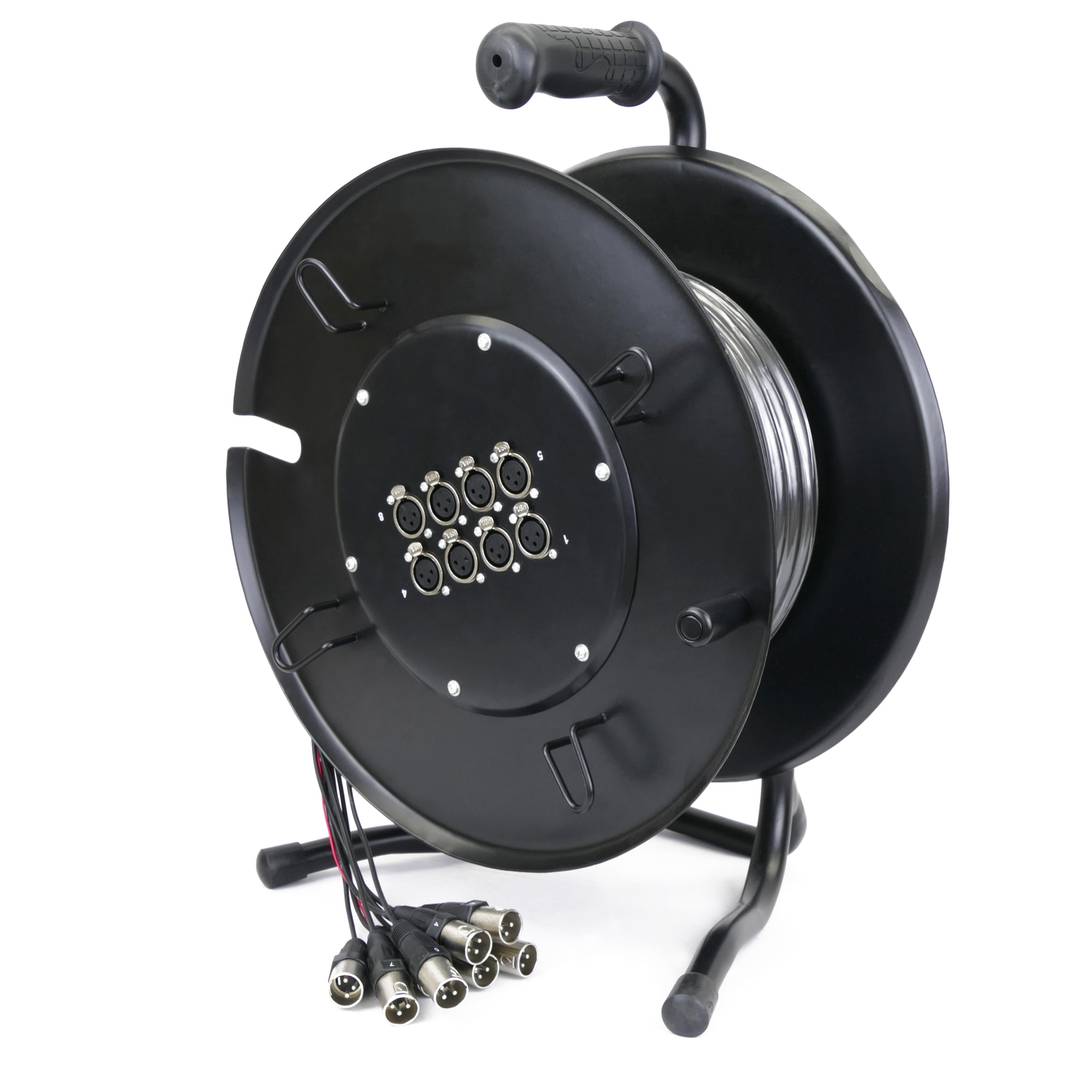 Extension Cable Reel 8 channel DMX512 DMX XLR3 25m