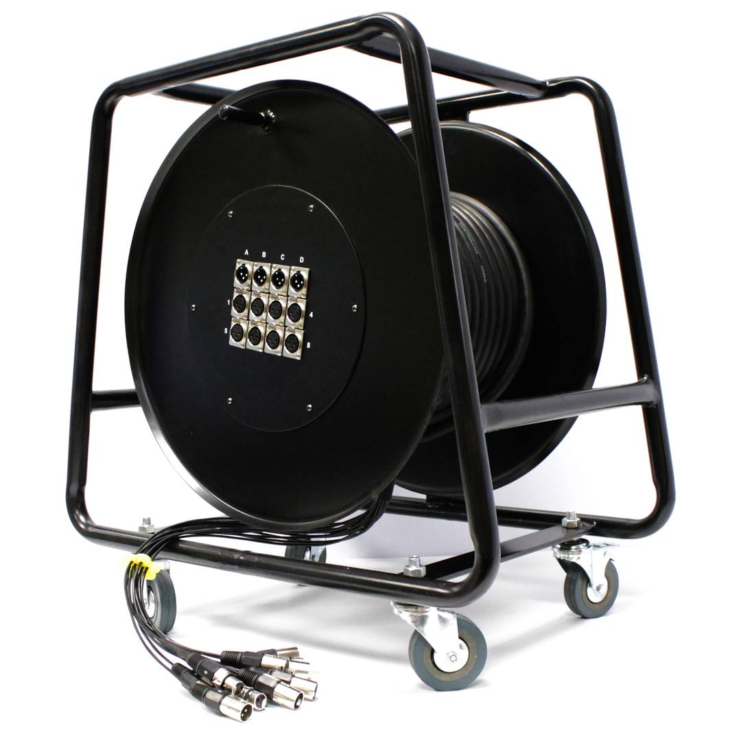 Estensione della bobina del cavo XLR-3 canali DMX DMX512 DE12 15m