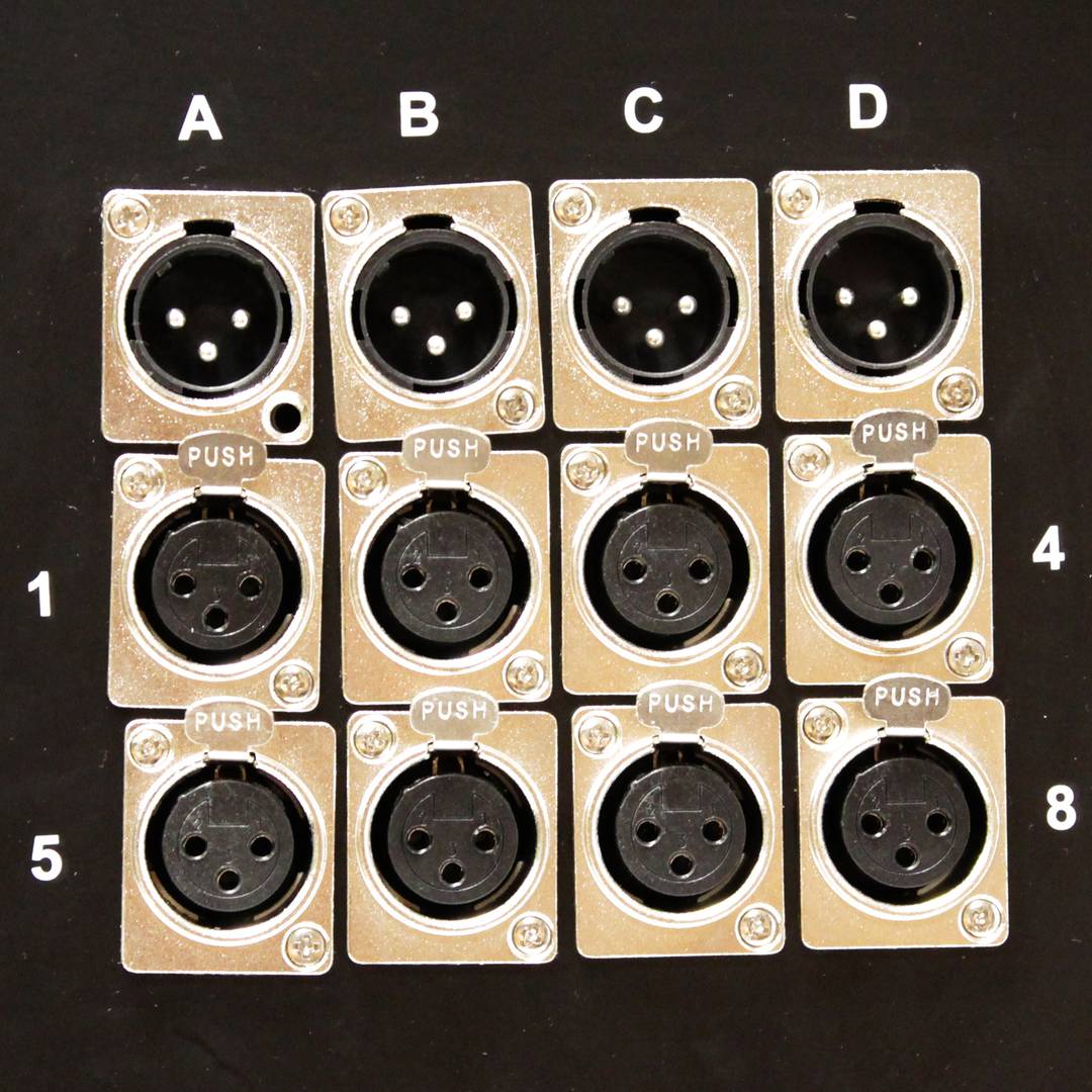 Estensione della bobina del cavo XLR-3 canali DMX DMX512 DE12 15m