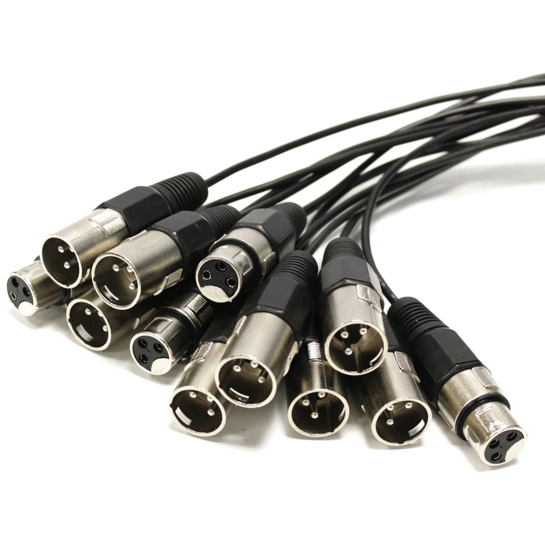 Estensione della bobina del cavo XLR-3 canali DMX DMX512 DE12 15m