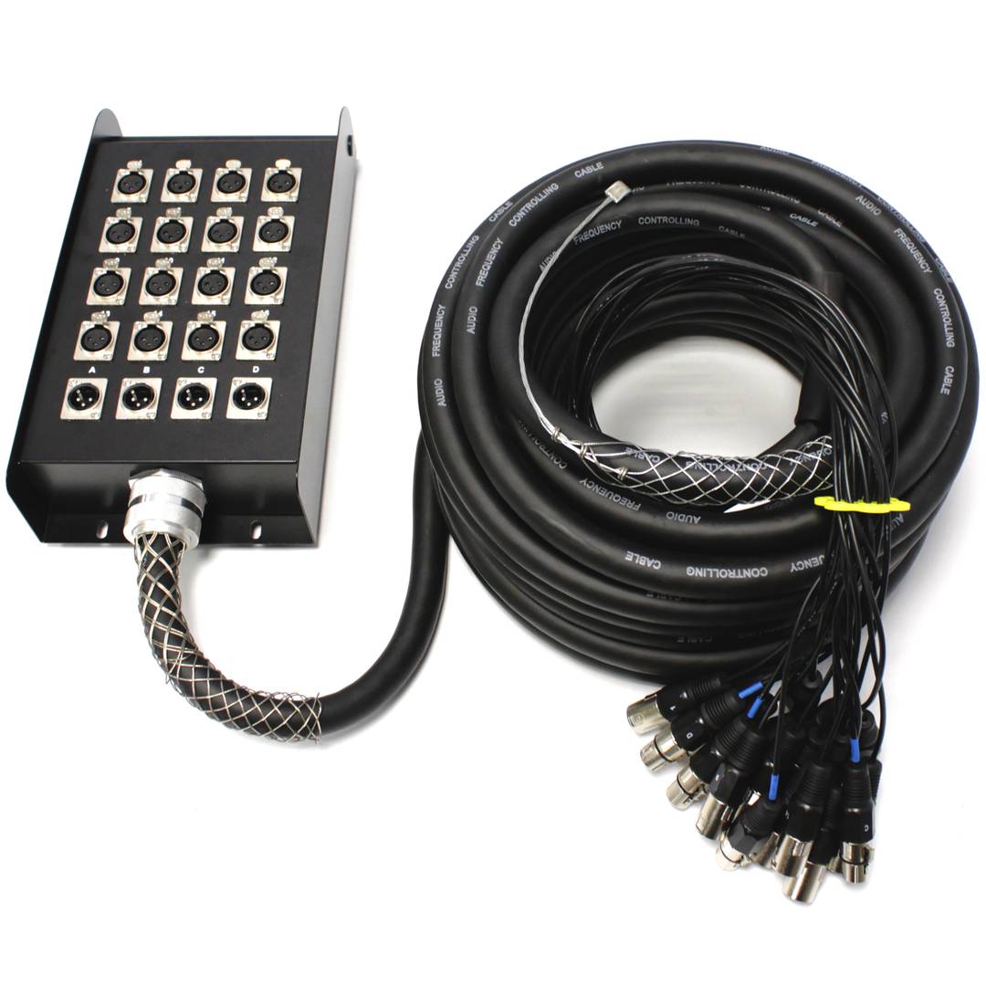 Przedłużacz DMX kabel DMX512 20-kanałowy XLR3 30m
