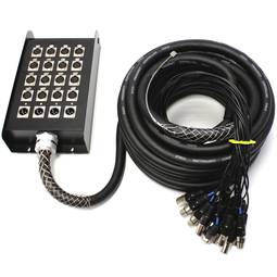 Caixa d'extensió cable DMX DMX512 de 20 canals XLR3 40m