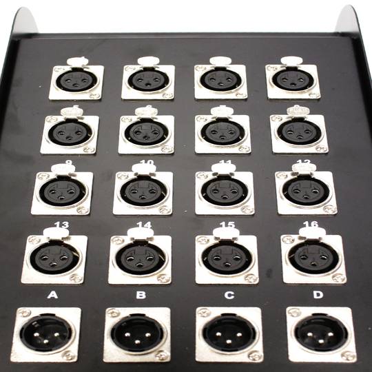 Verlengdoos DMX DMX512 kabel 20-kanaals XLR3 50m