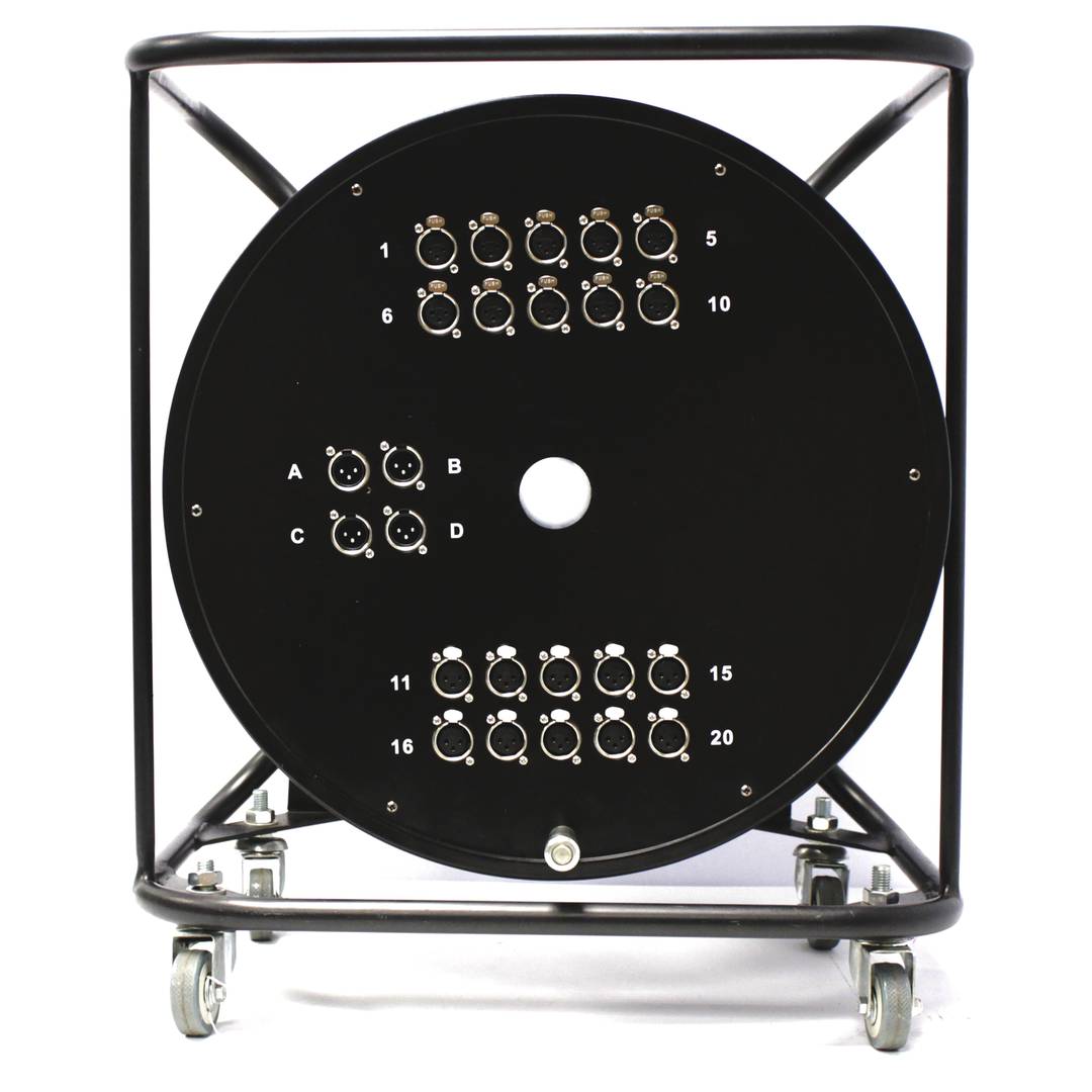 Estensione della bobina del cavo 24 canali DMX 512 DMX XLR3 20m