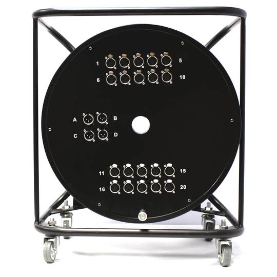 Estensione della bobina del cavo 24 canali DMX 512 DMX XLR3 20m