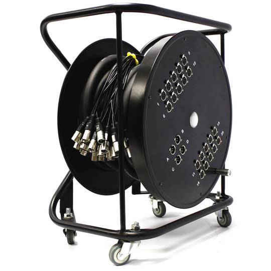 Estensione della bobina del cavo 24 canali DMX 512 DMX XLR3 20m