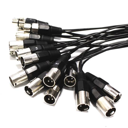 Estensione della bobina del cavo 24 canali DMX 512 DMX XLR3 20m