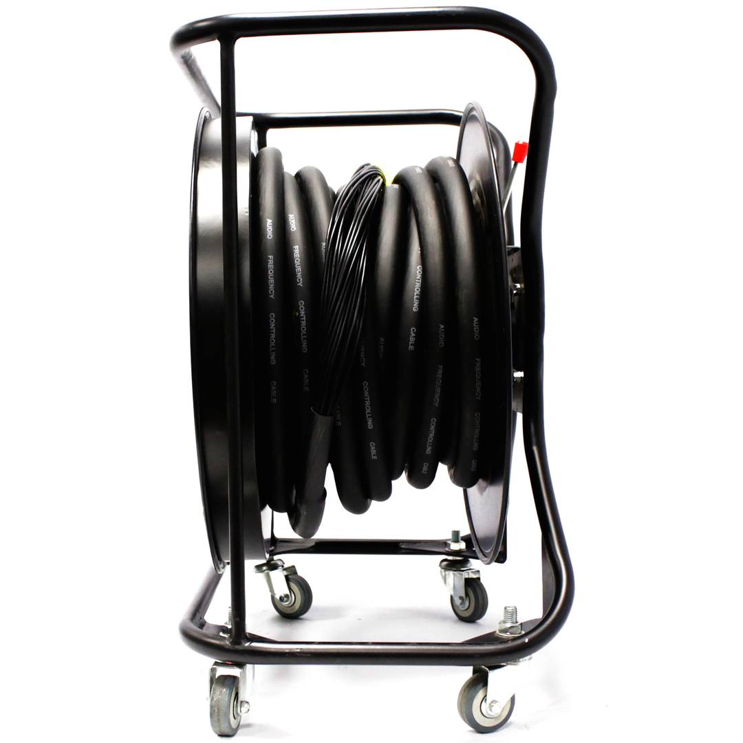 Bobina de extensión cable DMX DMX512 de 24 canales XLR3 75m