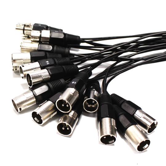 Bobina de extensión cable DMX DMX512 de 24 canales XLR3 75m