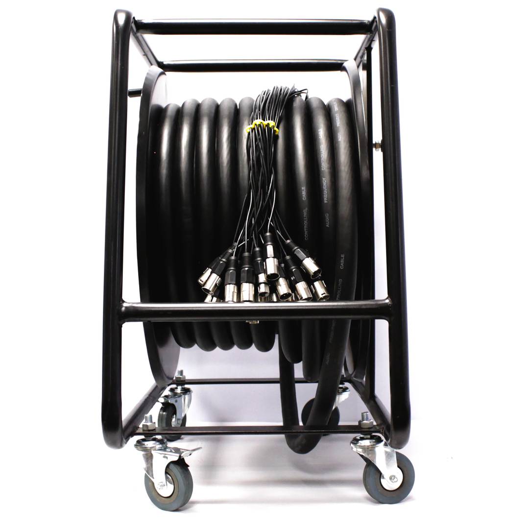 Bobina de extensión cable DMX DMX512 40 canales XLR3 50m