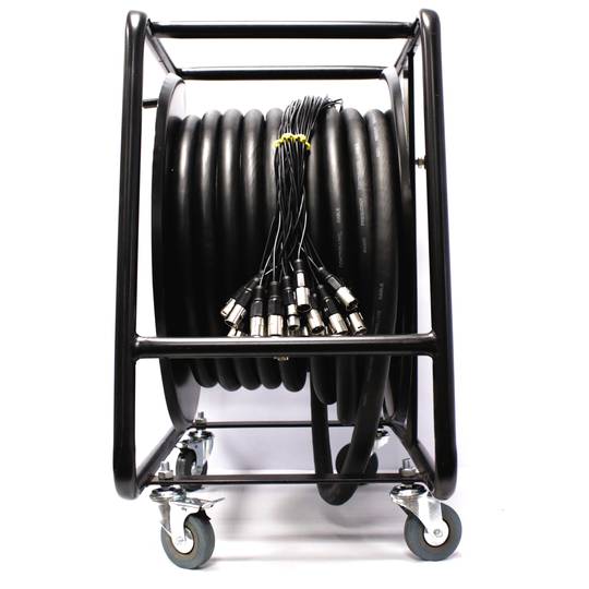 Bobina de extensión cable DMX DMX512 40 canales XLR3 50m