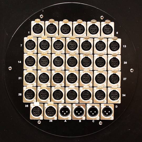 Bobina de extensión cable DMX DMX512 40 canales XLR3 50m