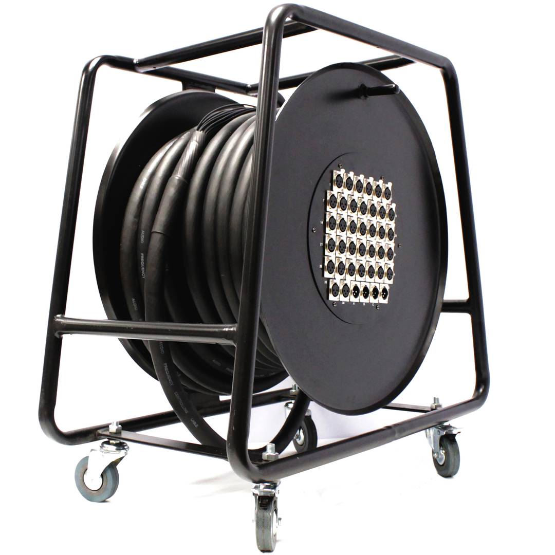 Bobina de extensión cable DMX DMX512 40 canales XLR3 50m