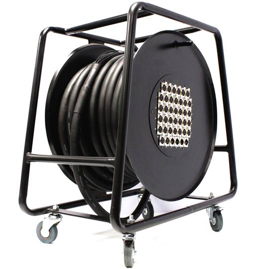 Bobina de extensión cable DMX DMX512 40 canales XLR3 50m