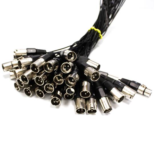Bobina de extensión cable DMX DMX512 40 canales XLR3 50m