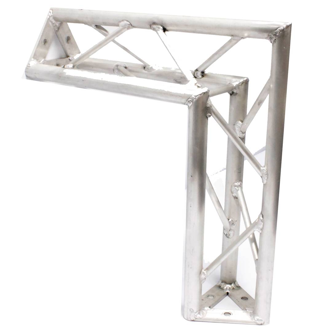 Truss triangular de aluminio plata 150mm ángulo 90-grados tipo-1