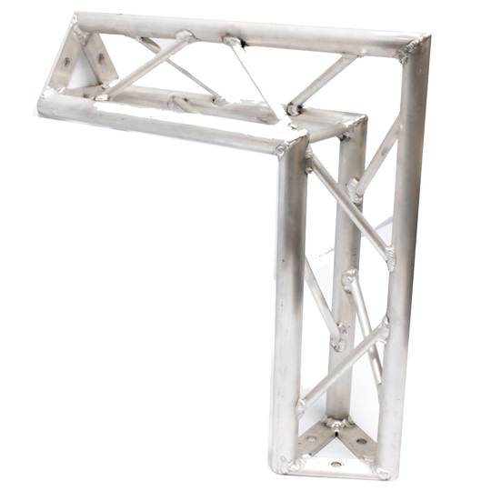 Truss triangular de aluminio plata 150mm ángulo 90-grados tipo-1