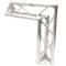 Truss triangular de aluminio plata 150mm ángulo 90-grados tipo-1