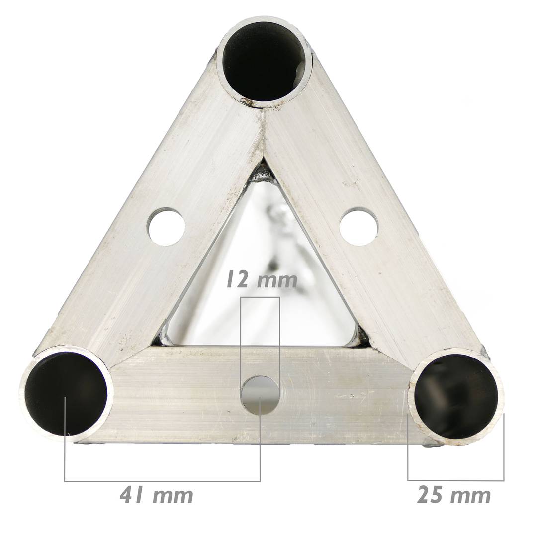 Truss triangular d'alumini plata 150mm angle 90-graus tipus-2
