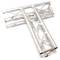 Triangular Truss 150mm silver aluminum triple T1 connection