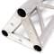 Brider triangulaire en aluminium argenté triple connexion 150mm T3