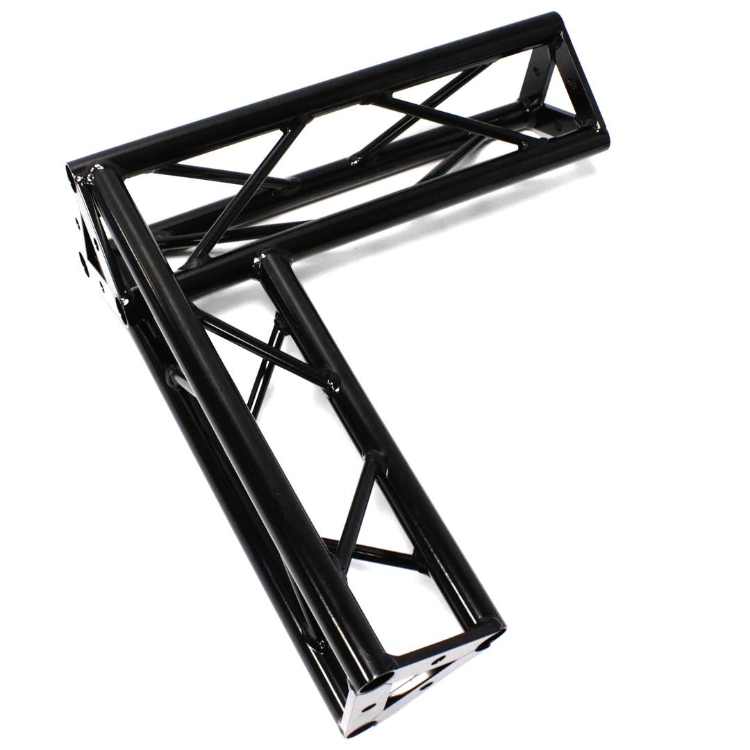 Triangular truss 150mm black aluminum 90-degree angle type-2