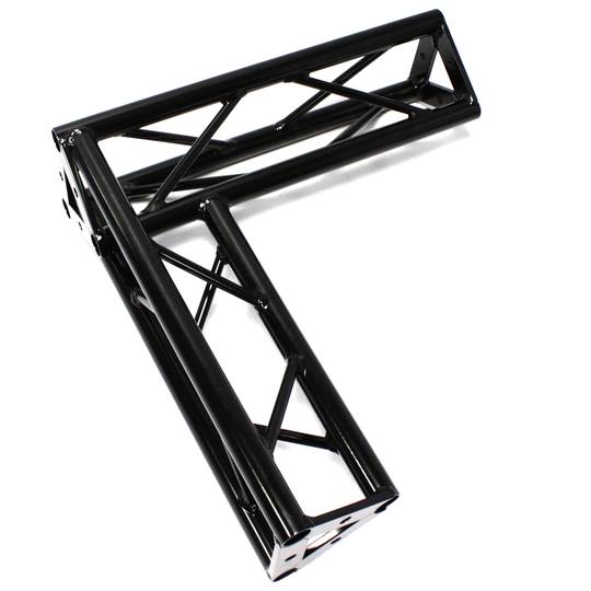Triangular truss 150mm black aluminum 90-degree angle type-2