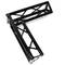 Triangular truss 150mm black aluminum 90-degree angle type-2