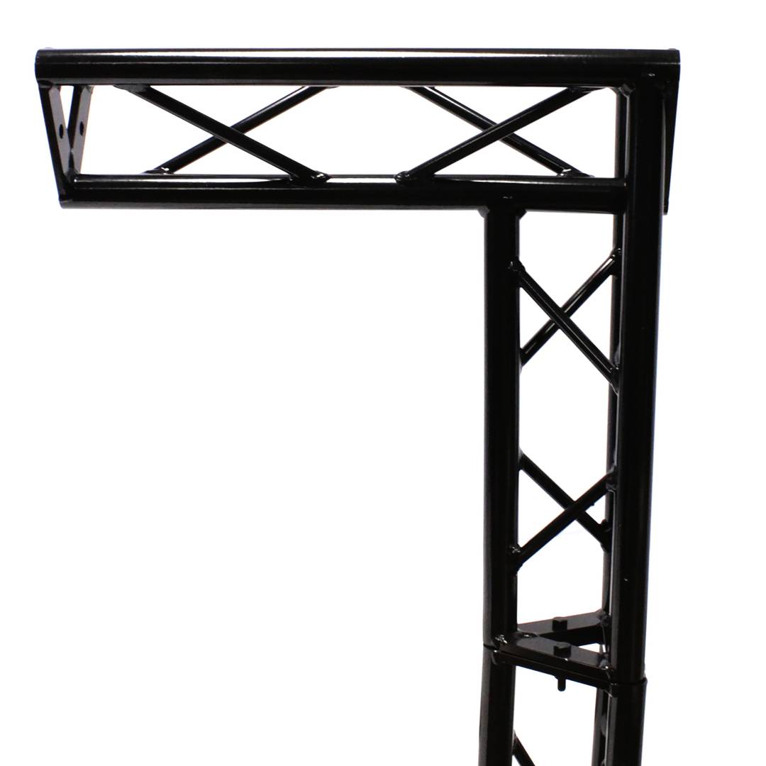 Triangular truss 150mm black aluminum 90-degree angle type-2