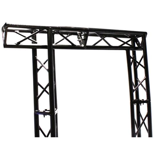 Triangular truss 150mm black aluminum 90-degree angle type-2