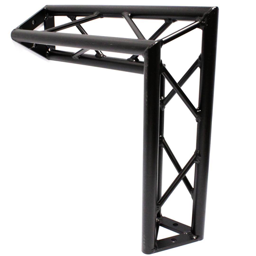 Triangular truss 150mm black aluminum 90-degree angle type-3