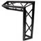Triangular truss 150mm black aluminum 90-degree angle type-3