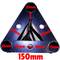 Triangular truss 150mm black aluminum 90-degree angle type-3