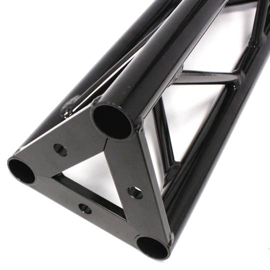 Truss triangular d'alumini negre 150mm triple connexió T1