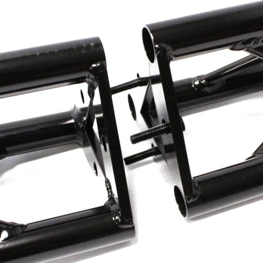 Truss triangular d'alumini negre 150mm triple connexió T1