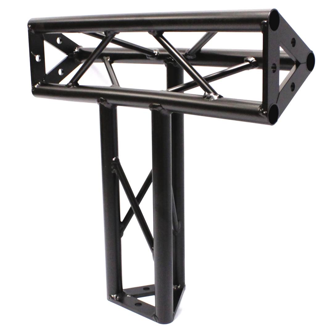 Dreiecksbinder 150mm schwarz Aluminium Dreifachanschluss T4