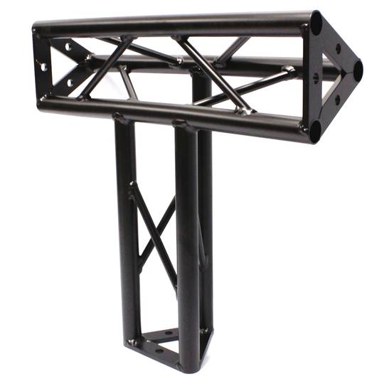Dreiecksbinder 150mm schwarz Aluminium Dreifachanschluss T4