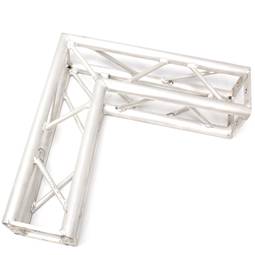 Truss cuadrado de aluminio plata 150mm ángulo 90-grados