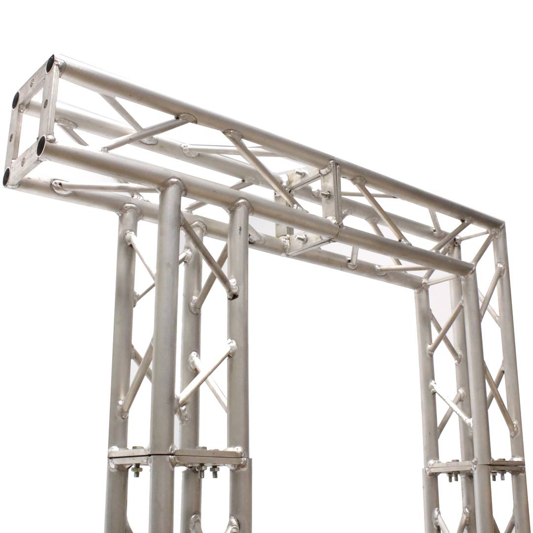 Piazza Truss alluminio 150 millimetri argento angolo di 90 gradi