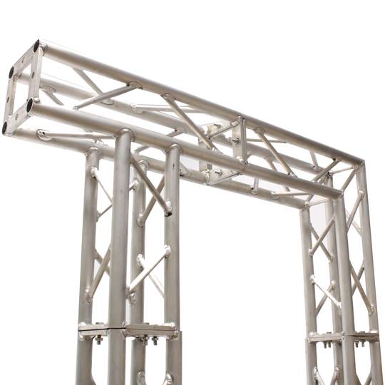 Piazza Truss alluminio 150 millimetri argento angolo di 90 gradi