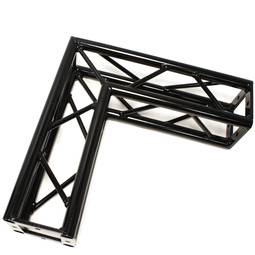 Truss 150mm square of black aluminum 90-degree angle