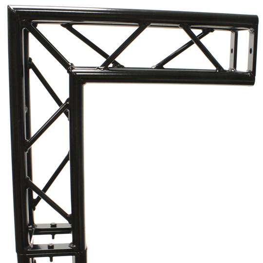 Aluminiowa kratownica kwadratowa 150 mm czarna aluminiowa kąt 90 stopni