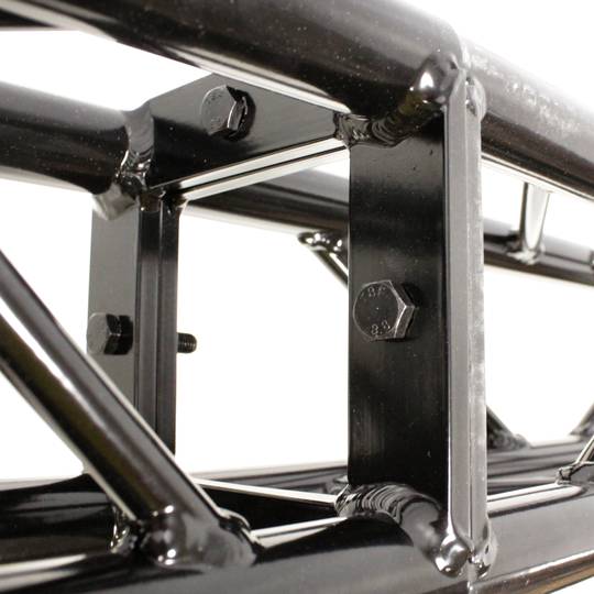 Aluminiowa kratownica kwadratowa 150 mm czarna aluminiowa kąt 90 stopni