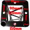 Truss 150mm square aluminum black cube union