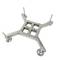 Leveling Base of 600x600mm for square truss of 150mm 300mm silver