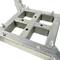 Leveling Base of 600x600mm for square truss of 150mm 300mm silver