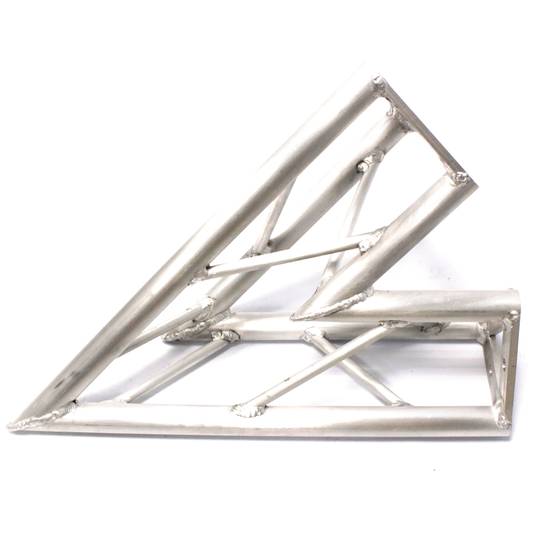 150 mm zilveren aluminium driehoekige truss 45 graden hoek