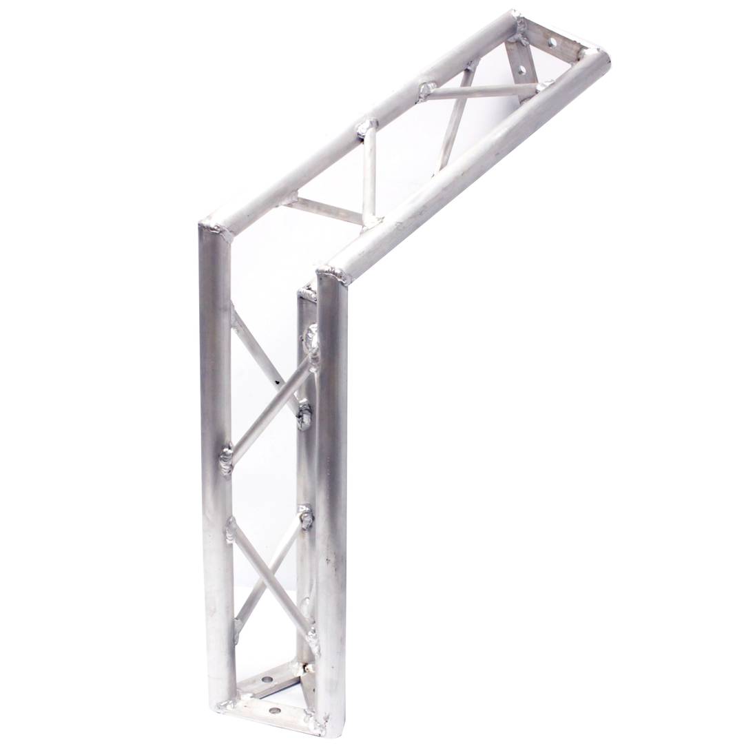 Truss triangular d'alumini plata 150mm angle 120-graus