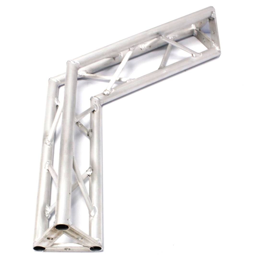 Truss triangular d'alumini plata 150mm angle 120-graus