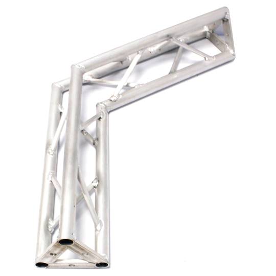 Truss triangular d'alumini plata 150mm angle 120-graus